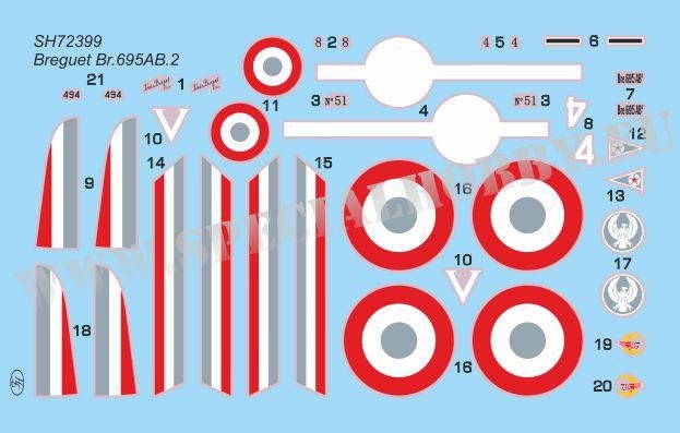 Special Hobby 72399 Breguet Br. 695AB.2 1/72 – immagine 2