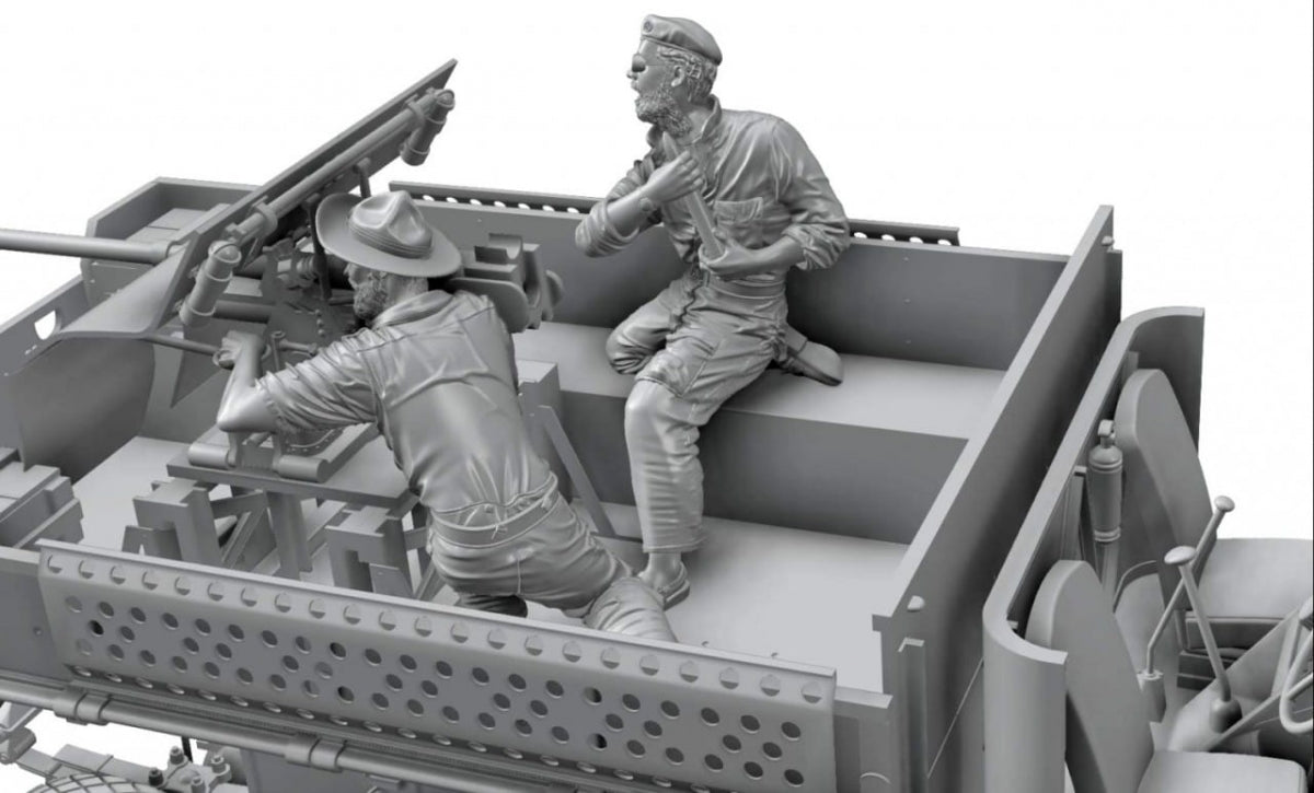 Thunder Model 35312 LRDG CMP F30 Truck w/ Ordnance 37 mm MKI Bofors Gun - Limited Bonus Edition 1/35 – zdjęcie 9