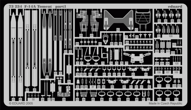 Eduard 73234 F-14A 1/72 HASEGAWA – image 2