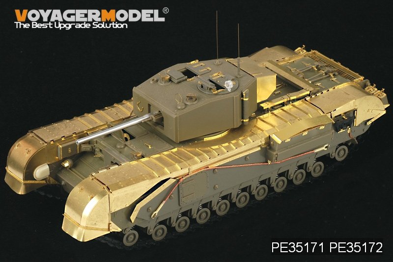 Voyager Model PE35172 WWII British Churchill Mk.III Infantry Tank Fenders for AFV CLUB 35153 1/35 – image 4