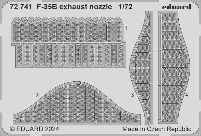 Eduard 72741 F-35B exhaust nozzle TAMIYA 1/72