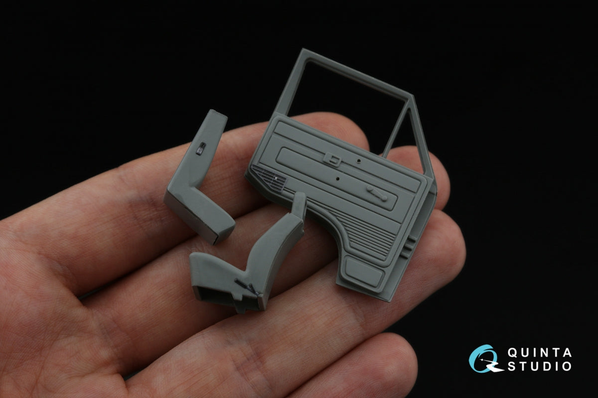 Quinta Studio QD35138 Bundeswehr VW T3 Family 3D-Printed &amp;amp; coloured Interior on decal paper (Takom) 1/35 – zdjęcie 10
