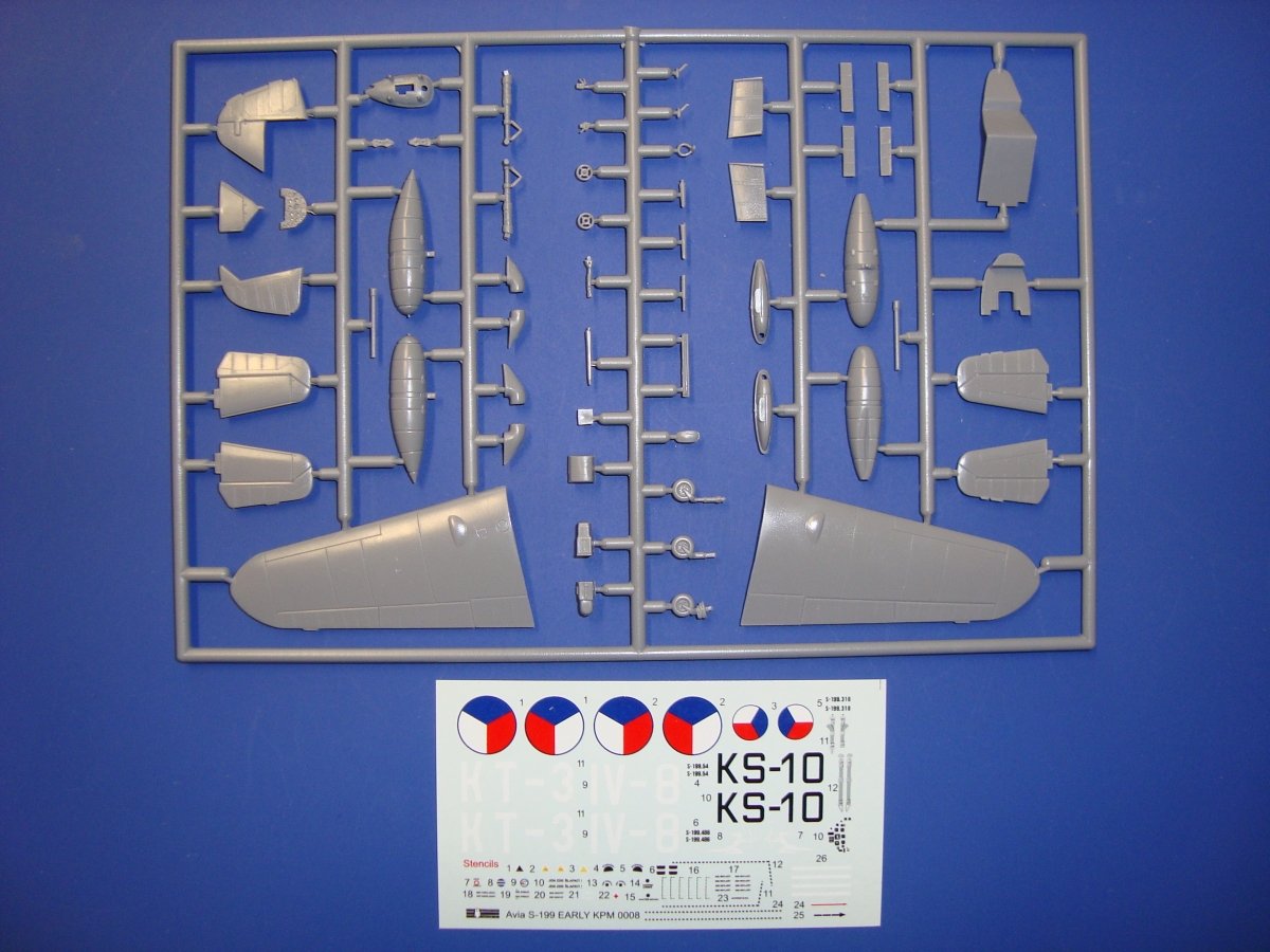 Kozavody Prostejov KPM0008 Avia S-199 Diana 1/72 – zdjęcie 3