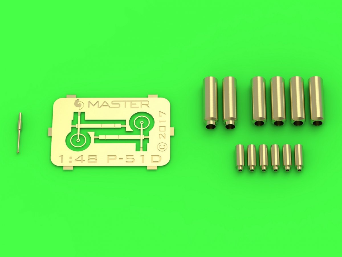 Master AM-48-139 P-51D Mustang Armament & Gunsight detail set 1/48