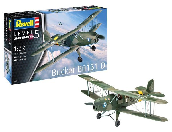 Revell 03886 Bucker Bu-131 Jungmann 1/32 – zdjęcie 2
