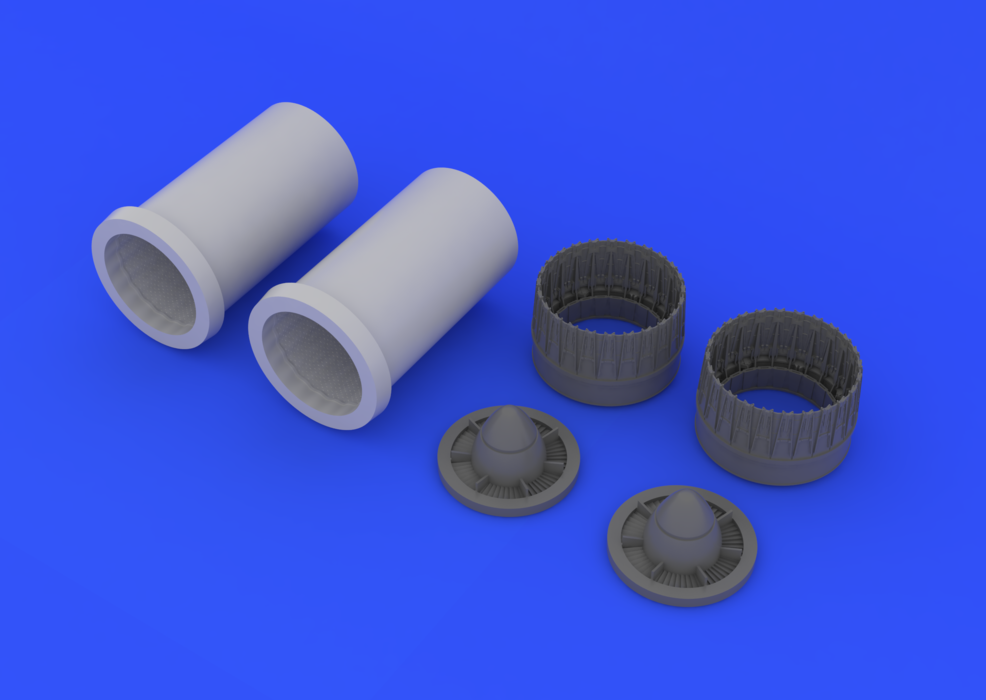 Eduard 648138 F-4B exhaust nozzles 1/48 (Academy) – zdjęcie 7