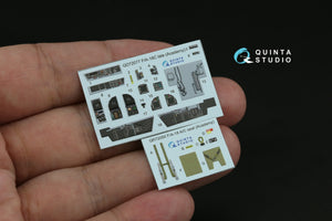 Quinta Studio QD72077 F/A-18C late 3D-Printed &amp;amp; coloured Interior on decal paper (Academy) 1/72 – zdjęcie 2