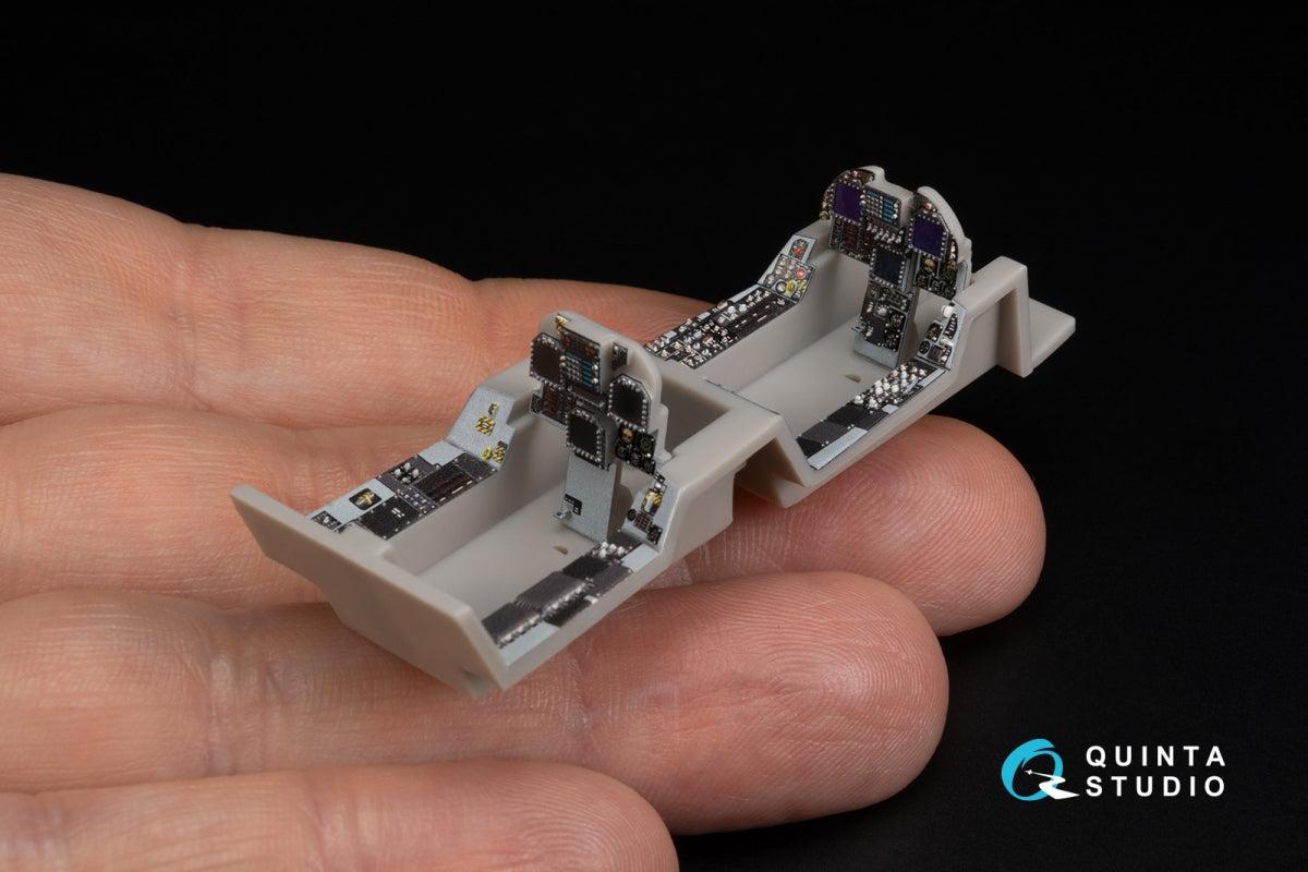 Quinta Studio QD48346 FA-18D early 3D-Printed &amp;amp; colored Interior on decal paper (Hasegawa) 1/48 – image 7