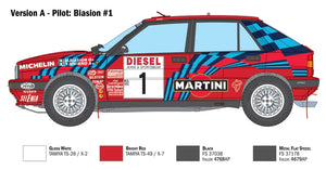 Italeri 4712 Lancia Delta HF Integrale Sanremo 1989 1/12 – zdjęcie 8