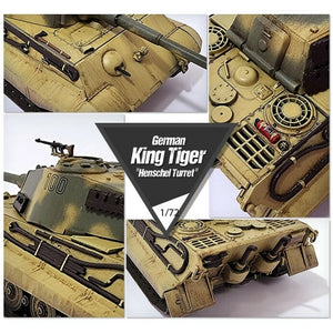 Academy 13423 German King Tiger Henschel Turret 1/72 – zdjęcie 3