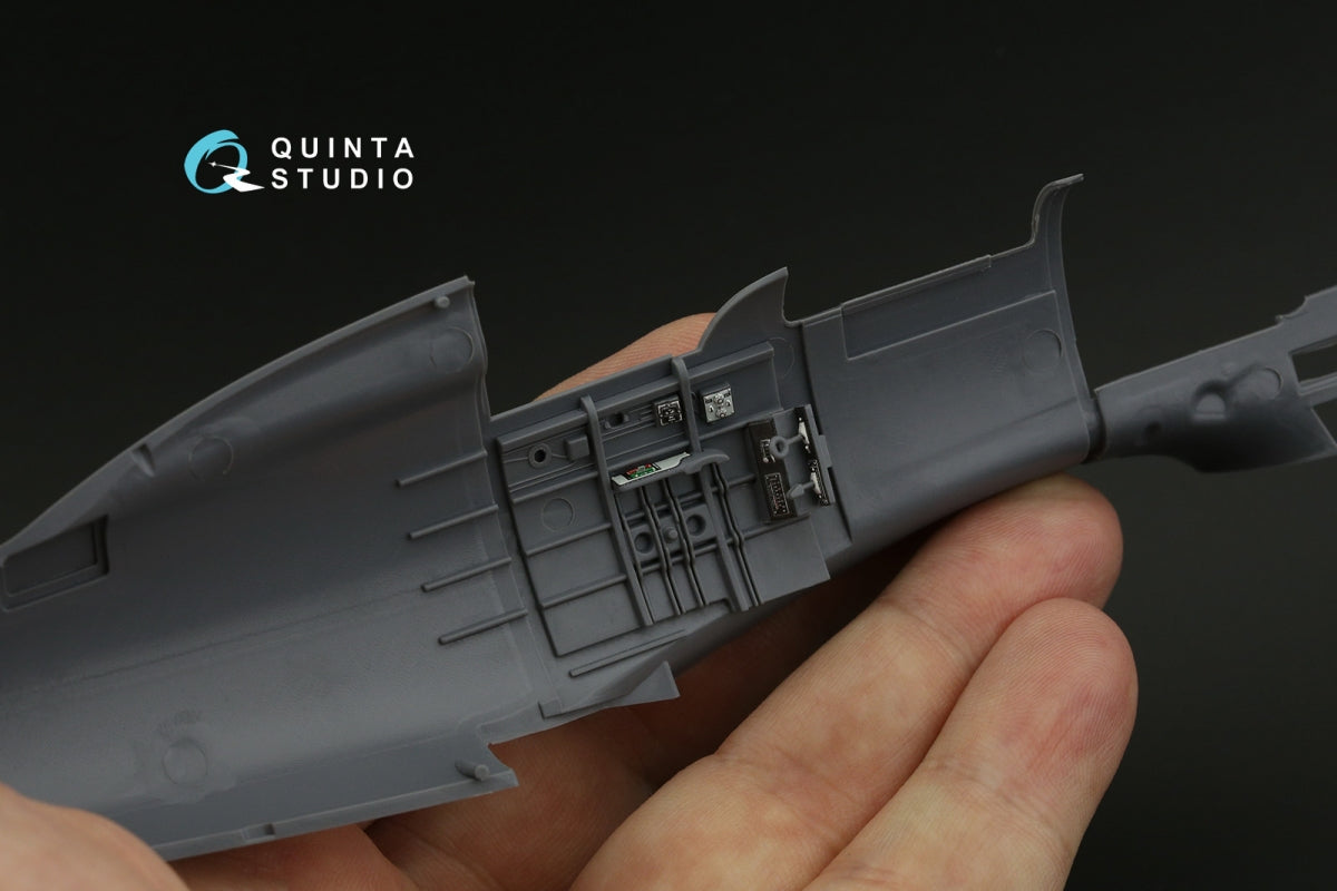 Quinta Studio QD32201 Macchi MC.202 Folgore Early 3D-Printed &amp;amp; colored Interior on decal paper (Italeri) 1/32 – image 3