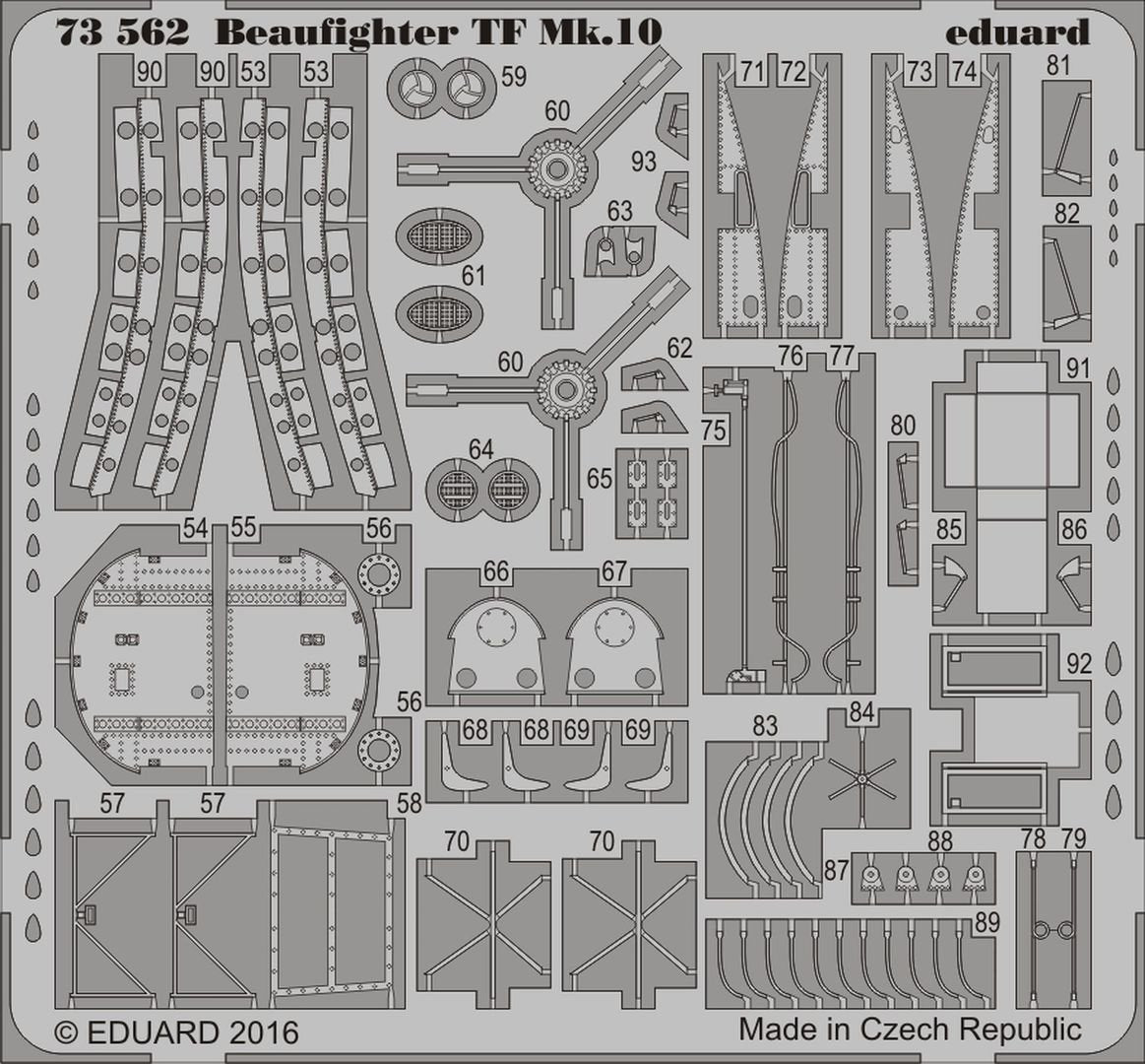 Eduard 73562 Beaufighter TF Mk.10 AIRFIX 1/72 – zdjęcie 2