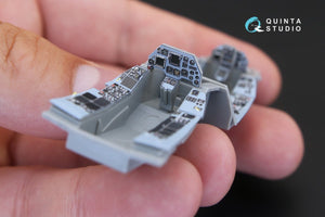 Quinta Studio QD48168 F-16B 3D-Printed &amp;amp; coloured Interior on decal paper (for Kinetic kit) 1/48 – zdjęcie 7