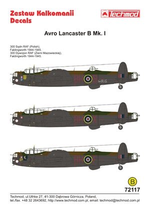 Techmod 72117 - Avro Lancaster B.I 1/72 – immagine 2