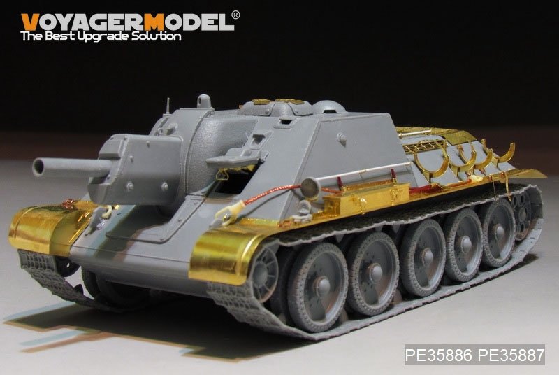 Voyager Model PE35886 WWII Russia SU-122 Basic For MINIART 1/35 – image 8