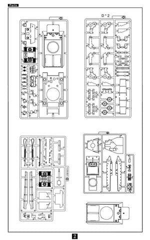 Modelcollect UA72139 Fist of War German WWII E-75 Ausf.Vierfubler Einauge [2 in 1] Janus 1/72 – image 3