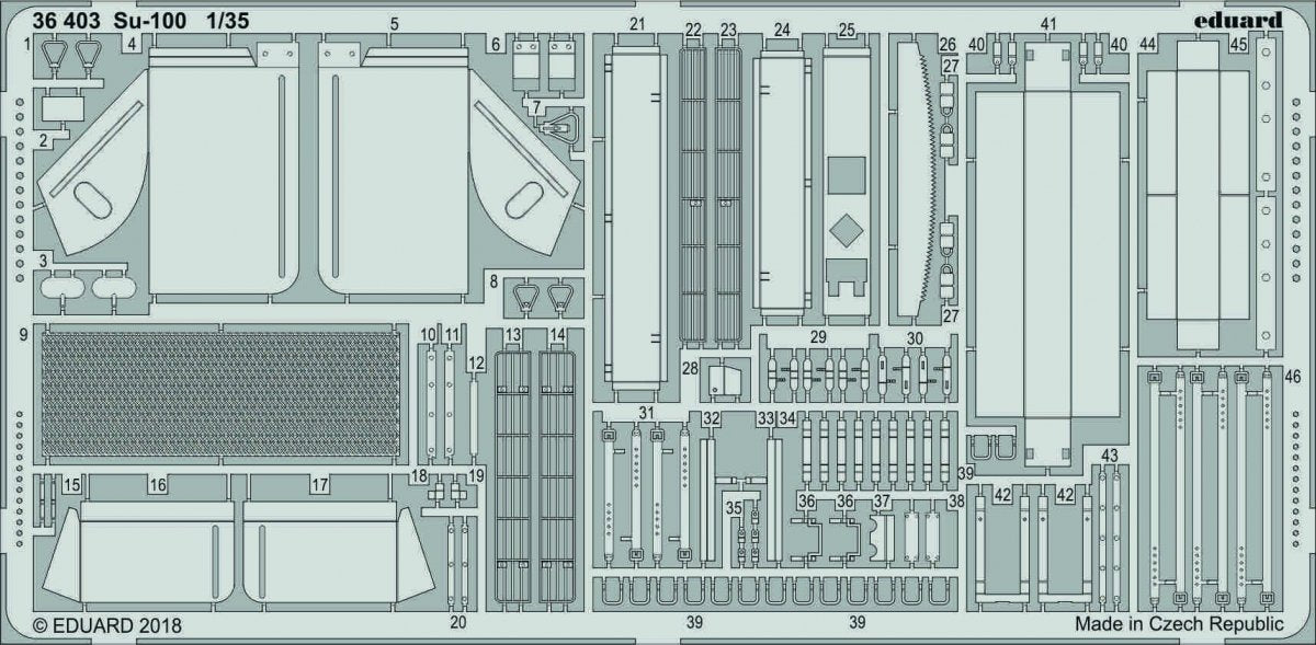 Eduard 36403 Su-100 1/35 ZVEZDA