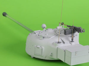 Master GM-35-063 Browning M2HB .50 cal (12.7mm) - machine gun with tank mount - WWII period (early M23 cradle with early ammo rack) 1/35 – image 19