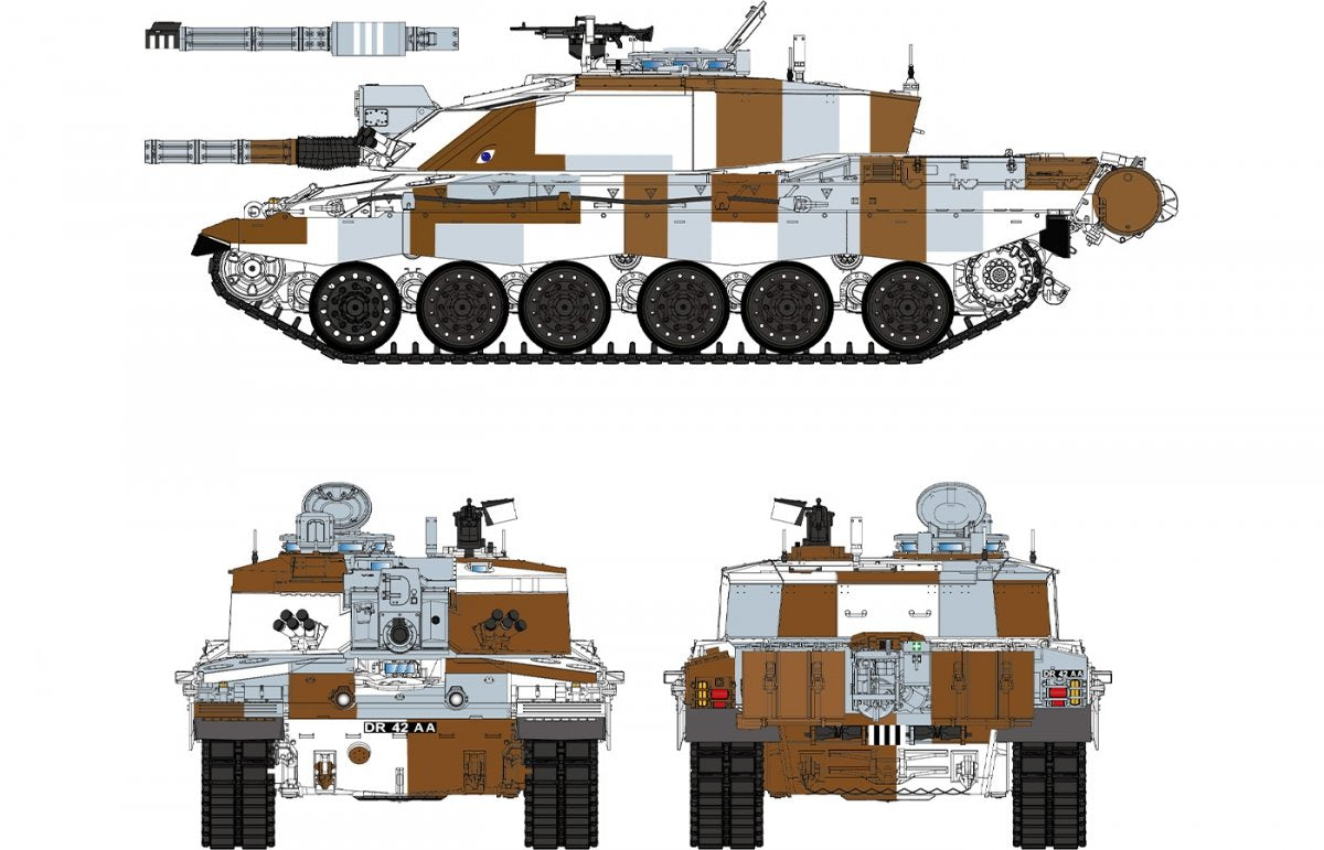 Rye Field Model 5062 Challenger 2 with workable track links 1/35 – imagen 3