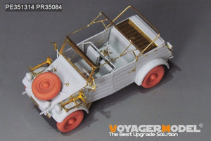 Voyager Model PE351314 WWII German Kubelwagen Type 82 Africa Troop Version Upgrade Set For MENG VS-015 1/35 – immagine 3