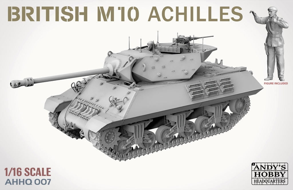 Andy&amp;#39;s Hobby Headquarters AHHQ-007 British M10 &amp;quot;Achilles&amp;quot; IIc Tank Destroyer 1/16 – zdjęcie 2