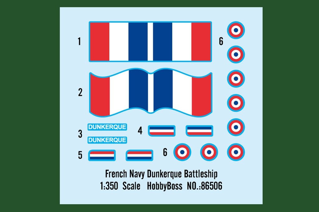Hobby Boss 86506 French Navy Dunkerque Battleship 1/350 – zdjęcie 3