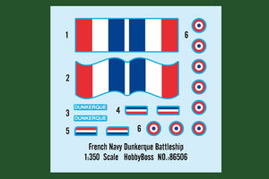 Hobby Boss 86506 French Navy Dunkerque Battleship 1/350 – zdjęcie 3