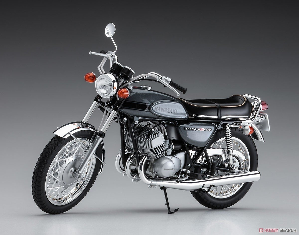 Hasegawa 21510 (BK10) Kawasaki 500-SS/MACH III (H1) 1/12 – zdjęcie 2