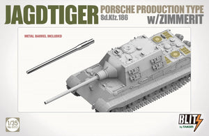 Takom 8012 JAGDTIGER PORSCHE PRODUCTION TYPE Sd.Kfz.186 w/ZIMMERIT 1/35 – zdjęcie 7