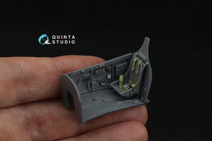 Quinta Studio QD48587 P-40E Warhawk 3D-Printed &amp;amp; coloured Interior on decal paper (Eduard) 1/48 – zdjęcie 8