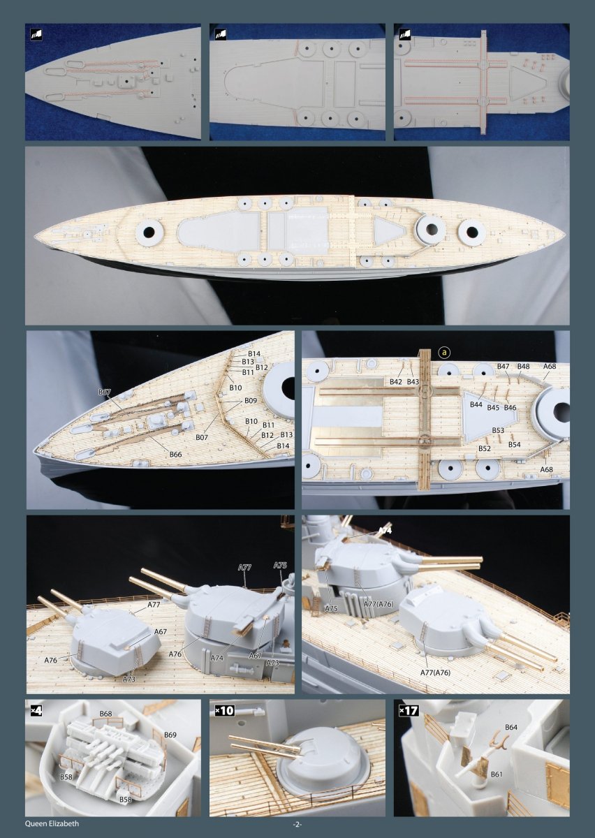 MK1 Design MD-35026 Queen Elizabeth DX Pack 1/350 – zdjęcie 6