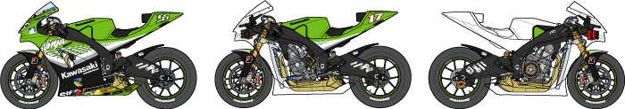 Tamiya 14109 Kawasaki Ninja ZX-RR 1/12 – zdjęcie 2