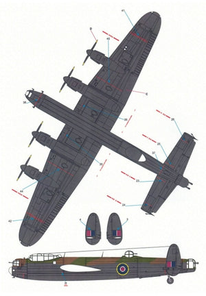Techmod 48824 Avro Lancaster B Mk I 1/48 – zdjęcie 6