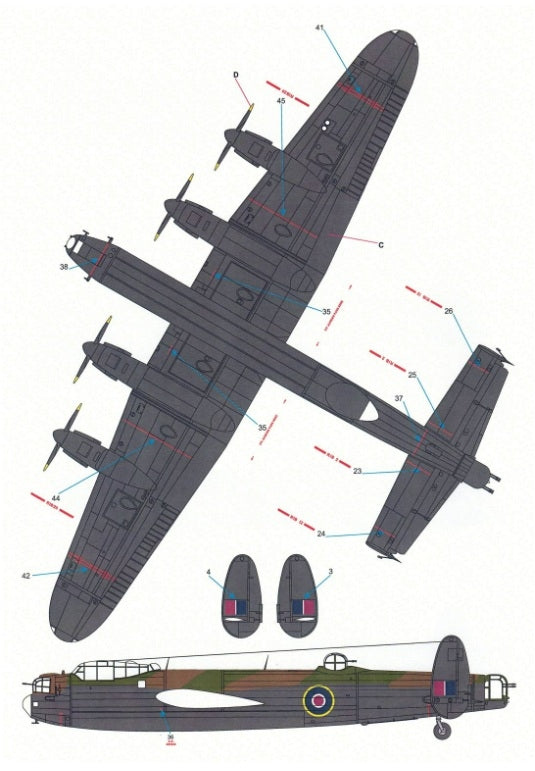 Techmod 48824 Avro Lancaster B Mk I 1/48 – zdjęcie 6