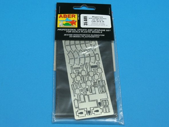 Aber 35A089 Magazines and ammo boxes for 20mm Flak 30 and 38 1/35 – zdjęcie 3