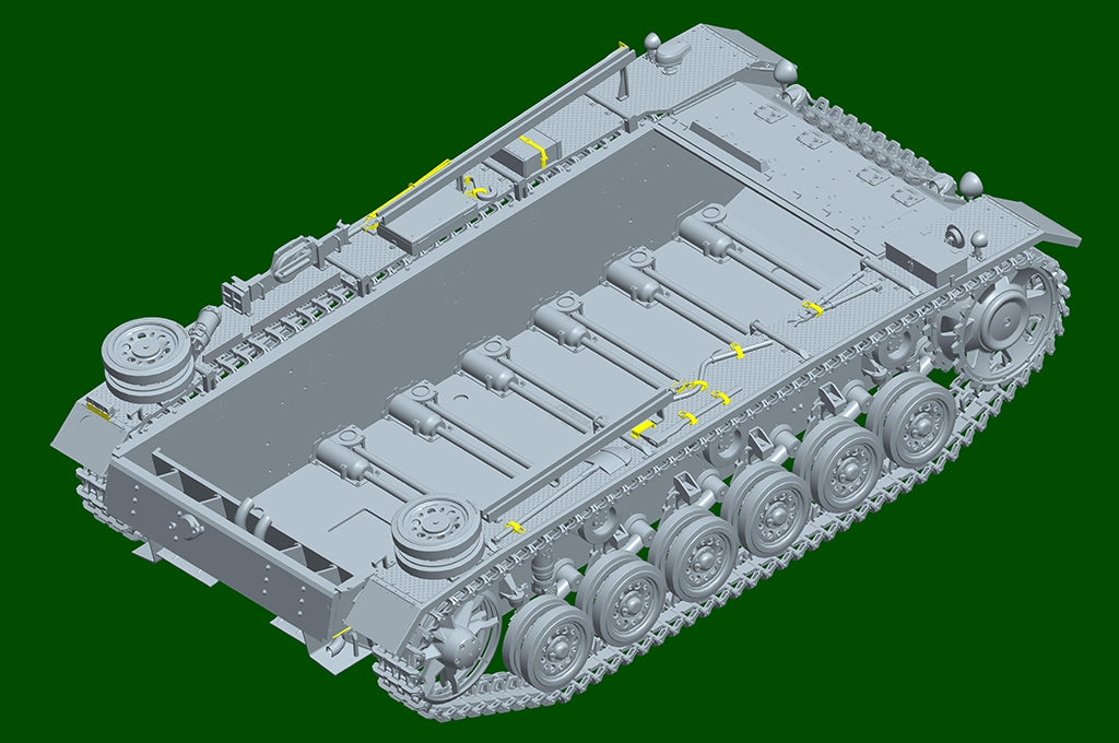 Trumpeter 00955 Pz.Bef.Wg.Fahrgestell Pz.Kpfw.III.Ausf.J 1/16 – zdjęcie 19