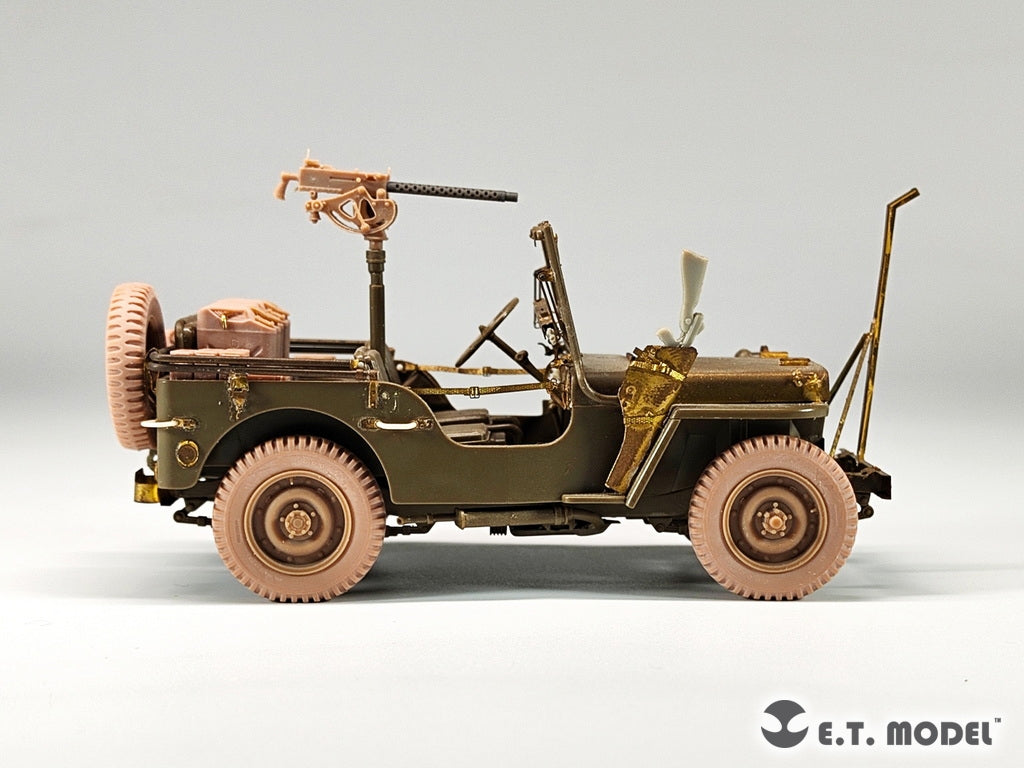 E.T. Model P35-156 U.S.Army Jeep Willys MB 1/4-ton 4x4 Truck Sagged Wheels 1/35 – zdjęcie 10