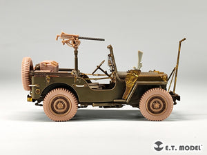 E.T. Model P35-156 U.S.Army Jeep Willys MB 1/4-ton 4x4 Truck Sagged Wheels 1/35 – zdjęcie 10