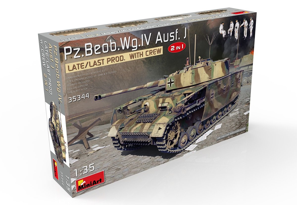 MiniArt 35344 Pz/Beob.Wg.IV Ausf. J Late/Last Prod. 1/35 – immagine 2