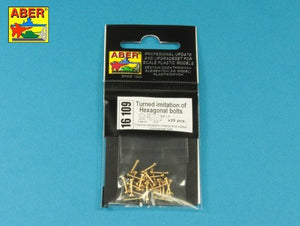 Aber 16109 Turned imitation of Hexagonal bolts 1,6 x 6,0 mm x 25 pcs. 1/16 – zdjęcie 3