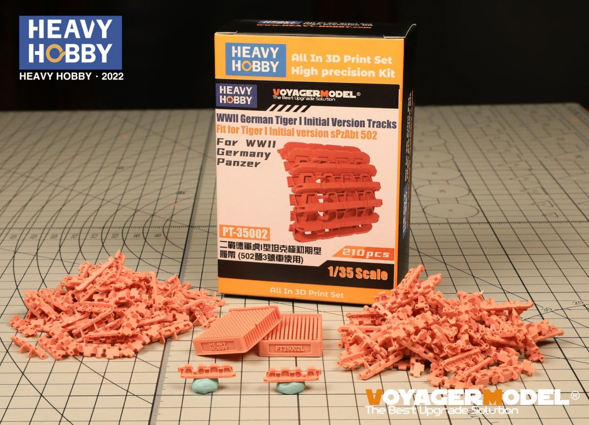 Heavy Hobby PT35002 WWII German Tiger I Initial Version Tracks Fit for Dragon 6252, 6600. RFM 5075, 5078 1/35 – zdjęcie 2