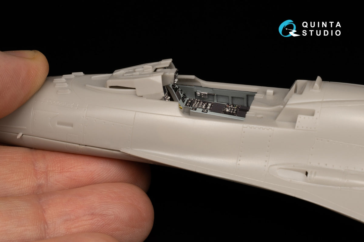 Quinta Studio QDS-48012 Mitsubishi F-2A 3D-Printed coloured Interior on decal paper (Hasegawa) (small version) 1/48 – zdjęcie 7