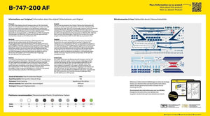 Heller 56459 Starter Kit - B-747-200 AF 1/125 – zdjęcie 4