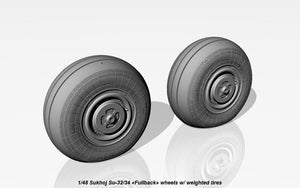 Armory Models AW48025 Sukhoj Su-32FN / Su-34 Fullback wheels w/ weighted tires 1/48 – zdjęcie 7