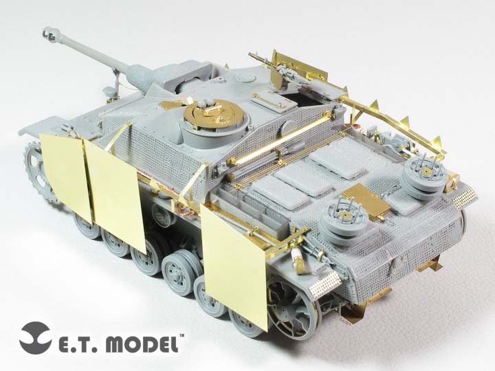 E.T. Model E35-228 WWII German StuG.III Ausf.G Schurzen（Late version）(For DRAGON Smart Kit) 1/35 – zdjęcie 4