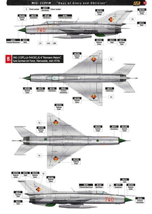 AK Interactive AK148003 MiG-21PFM Days of Glory and Oblivion 1/48 – zdjęcie 4