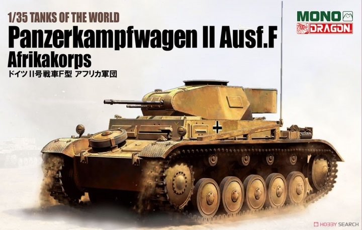 Dragon MD002 Pz.Kpfw.II Ausf.F w/Interior Afrika Corps 1/35 – zdjęcie 2
