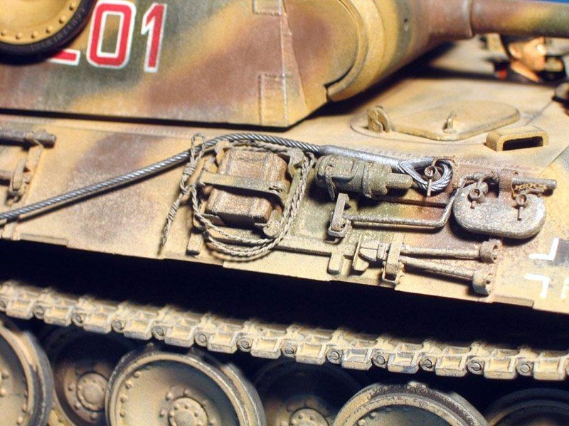 Eureka XXL ER-2501 Towing cable for Pz.Kpfw.V Panther Ausf.G Tank 1/25 – image 4