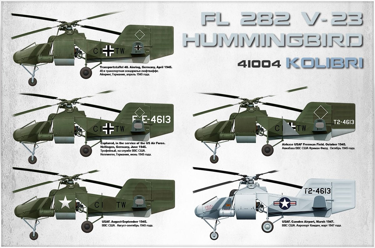 MiniArt 41004 Flettner Fl 282 V-23 Hummingbird (Kolibri) 1/35 – zdjęcie 2