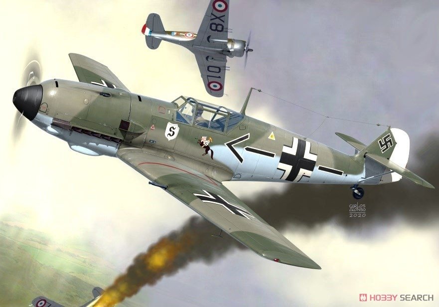 AZ Model AZ7661 Messerschmitt Bf 109E-3 Battle of France 1/72 – zdjęcie 2